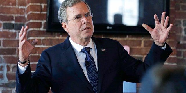 Former Florida Gov. Jeb Bush during a campaign stop in Derry, N.H., Tuesday, Jan. 5, 2016.