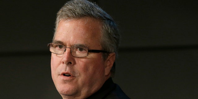FILE: Jan. 14, 2014: Former Florida Gov. Jeb Bush at a forum in Nashville, Tenn.