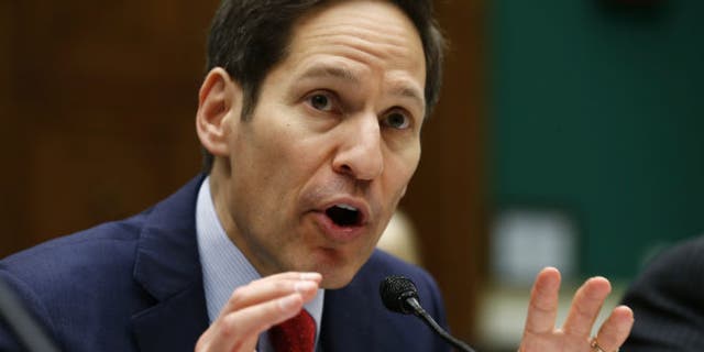 U.S. Centers for Disease Control and Prevention (CDC) Director Thomas Frieden testifies before the hearing on ''Review of CDC anthrax Lab Incident'' on Capitol Hill in Washington July 16, 2014. (CREDIT: REUTERS/KEVIN LAMARQUE)
