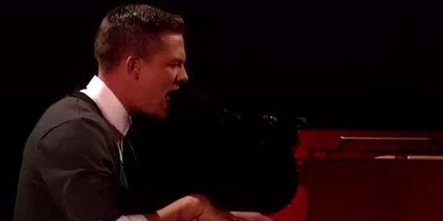 Dec. 14, 2011: Chris Rene performs Alicia Keys' "No One" Wednesday night on the X Factor.