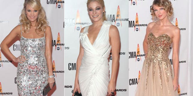 Carrie Underwood, LeAnn Rimes and Taylor Swift had some of the top looks of the night.