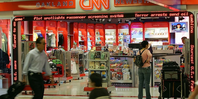 CNN has also invaded airports with shops and newsstands over the years.