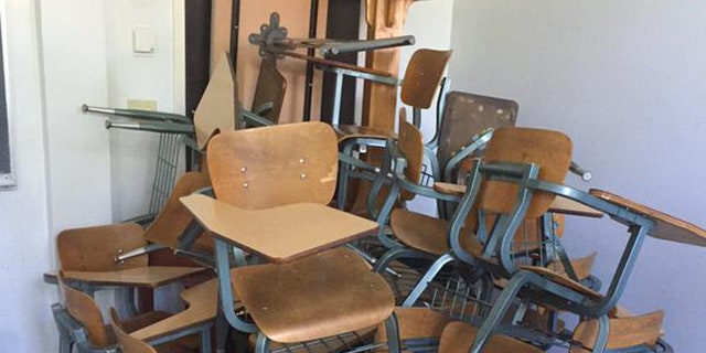 People on campus barricaded classroom doors with desks while Mississippi State University was locked down.