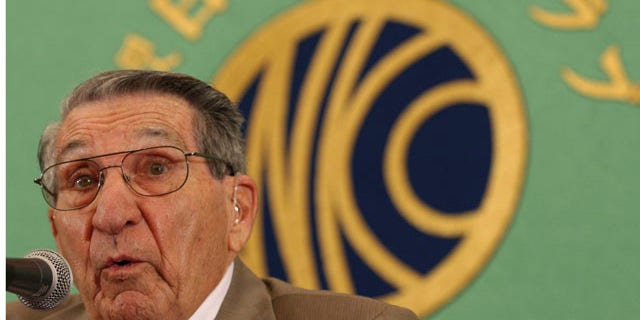 Sept. 17, 2010: Former U.S. POW Lester Tenney from Carlsbad, Calif. speaks at Japan Nation Press Club in Tokyo.