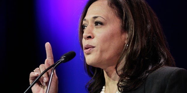 March 8, 2014: Attorney General Kamala D. Harris speaks at the 2014 California Democrats State Convention at the Los Angeles Convention Center in Los Angeles.