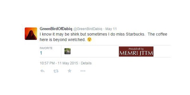 Many of them have gone on to social media sites like Twitter to complain about the local amenities. (MEMRI JTTF)