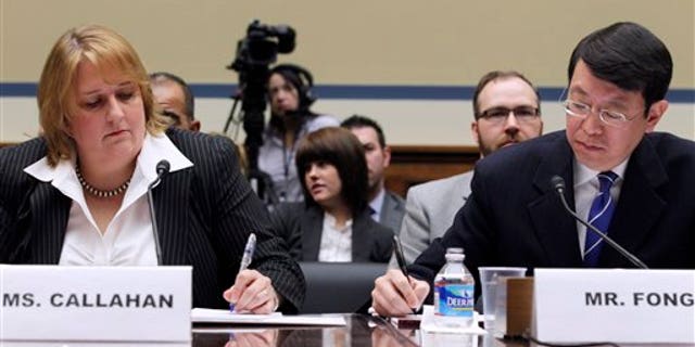 March 31: Homeland Security Chief Privacy Office Mary Ellen Callahan and General Counsel Ivan Fong on Capitol Hill in Washington, while testifying at a hearing on the Freedom of Information Act.