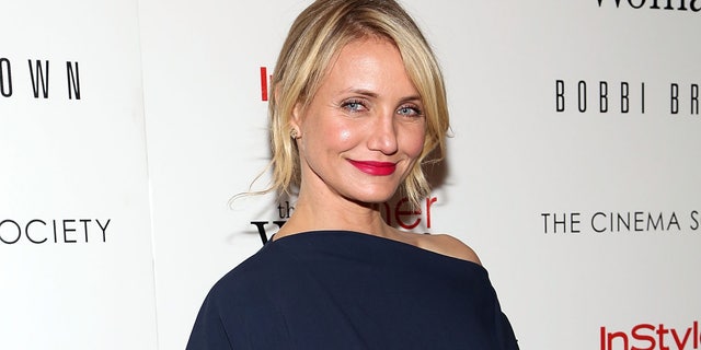 Cameron Diaz attends The Cinema Society & Bobbi Brown with InStyle screening of The Other Woman' at The Paley Center for Media on April 24, 2014 in New York City.