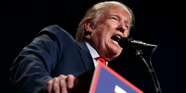 File-This Oct. 5, 2016, file photo shows Republican presidential candidate Donald Trump speaking during a campaign rally, in Reno, Nev. Why now? And why this?For the legion of Republicans who abandoned Trump on Saturday, Oct. 8, 2016, recoiling in horror from comments their partyââ¬â¢s White House nominee made about using his fame to prey on women, there is no escaping those questions. (AP Photo/ Evan Vucci, File)