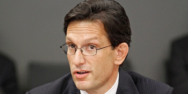 FILE: May 23, 2014: House Majority Leader Eric Cantor, R-Virginia, at the Siemens Energy Hub in Charlotte, N.C.