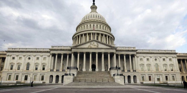 The U.S. Capitol dome is seen on Capitol Hill in Washington.