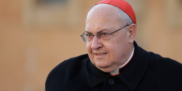Argentine Cardinal Leonardo Sandri arrives for a meeting, at the Vatican, Monday, March 4, 2013. Cardinals from around the world have gathered inside the Vatican for their first round of meetings before the conclave to elect the next pope, amid scandals inside and out of the Vatican and the continued reverberations of Benedict XVI's decision to retire. (AP Photo/Andrew Medichini)
