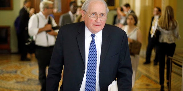 Senator Carl Levin at the US Capitol in Washington, June 24, 2014.