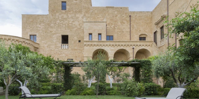 The castle hotel and its restaurant, called Castello di Ugento, formally opened in April.