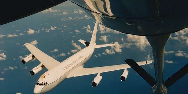 This undated photo shows the Boeing 707 in action.