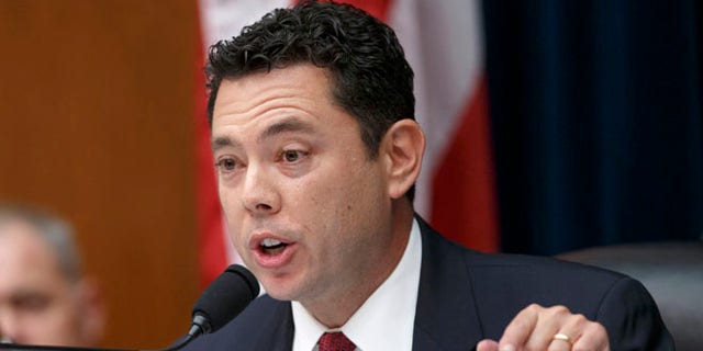 FILE: Sept. 30, 2014: Rep. Jason Chaffetz, R-Utah, speaks on Capitol Hill in Washington, D.C.