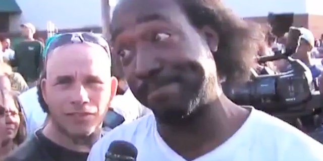 Charles Ramsey is seen in the "Dead Giveaway" viral video.