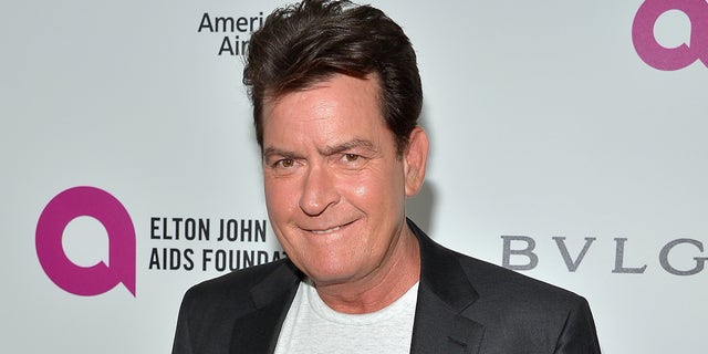 Charlie Sheen on February 28, 2016 in West Hollywood, California.