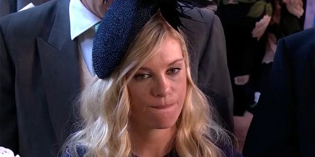 Chelsy Davy's somber look at Prince Harry's wedding to Meghan Markle sparked headlines.