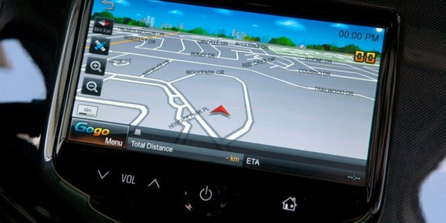 Chevrolet introduces GoGoLink, an embedded smartphone application that delivers full-function navigation including live traffic updates through the seven-inch, high-resolution touch screen of the vehicles MyLink infotainment system Wednesday, March 28, 2012 in New York, New York. GoGoLink is expected to be available in the fall for the Chevy Spark and Sonic vehicles. (Photo by John F. Martin for Chevrolet)