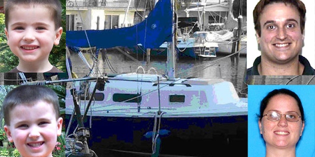 This undated photo provided by the Hillsborough County Sheriff's Office shows a 25-foot sailboat that was recently acquired by Joshua Michael Hakken. Officials are searching for Hakken, who kidnapped his two children from their grandparents' home in Tampa, Fla. Hakken lost custody of the children last year after a drug possession arrest in Louisiana. (AP Photo/Hillsborough County Sheriff's Office)