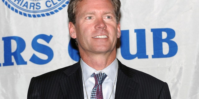 In this Oct. 24, 2008 file photo, NBC News reporter Chris Hansen attends the Friars Club Roast of "Today" show host Matt Lauer in New York. Hansen, who is best known for his "Dateline NBC" reports confronting would-be child predators, is leaving the network.