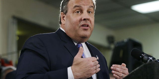 FILE - In this Feb. 4, 2014, file photo, New Jersey Gov. Chris Christie speaks in Keansburg, N.J., at a gathering of residents whose homes in Keansburg, were heavily damaged by Superstorm Sandy. (AP)