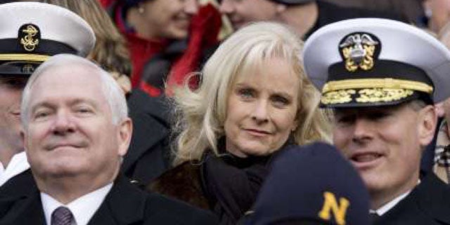 Cindy McCain, seated behind U.S. Secretary of Defense Robert Gates, was in attendance at the 2008 game. Senator John McCain and his wife's son Jack was a senior at the Naval Academy at the time. Sen. McCain is also a graduate of the Academy, as a member of the Class of 1958.&amp;#160;