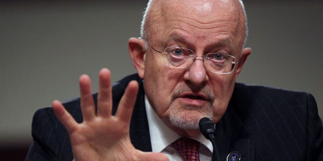 February 11, 2014: Director of National Intelligence James Clapper testifies before the Senate Armed Services Committee hearing on entitled Current and Future Worldwide Threats. (AP)