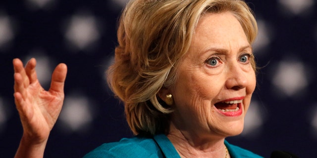 July 31, 2015: Democratic U.S presidential candidate Hillary Clinton makes a speech on Cuban relations at Florida International University in Miami, Florida.