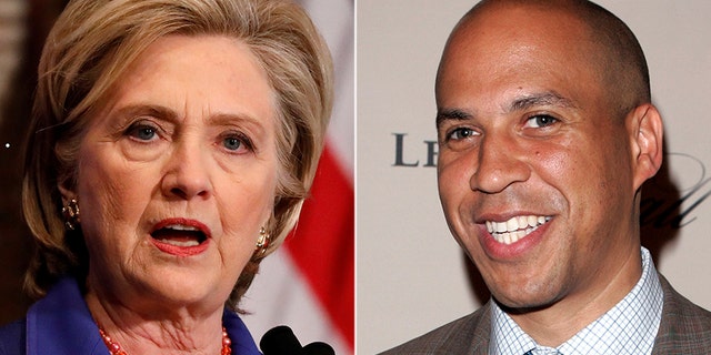 Sen. Cory Booker didn’t want to discuss Hillary Clinton’s recent controversial comments during Monday's appearance on “The View."