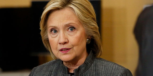 April 21, 2015: Democratic presidential hopeful Hillary Clinton speaks to students and faculty during a campaign stop at New Hampshire.