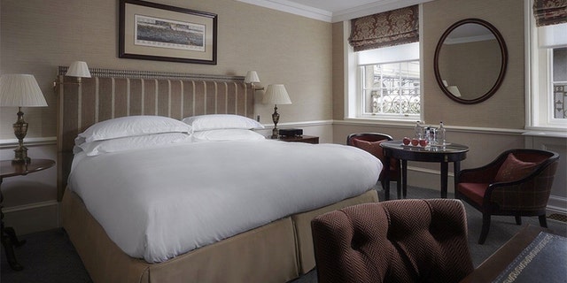 The stunning hotel is rich in amenities for its guests.