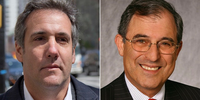 Michael Cohen (left), President Trump’s longtime fixer now under federal investigation, has hired ex-Clinton lawyer Lanny Davis (right) to represent him as he distances himself from the president.