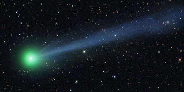 Skywatcher Michael Jäger of Stixendorf, Austria, took this photo of the newfound comet McNaught C/2009 R1 on June 6, 2010, while the comet was visible in the northeastern morning sky.