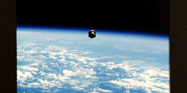 The Arabsat communications satellite after being deployed. A similar communications satellite, Galaxy 15, is drifting out of control and may interfere with cable TV service.