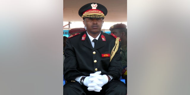 June 30, 2010 FILE photo, Bosco Ntaganda, a former warlord then integrated into Congo's national army, attends the 50th anniversary celebration of Congo's independence in Goma, eastern Congo.