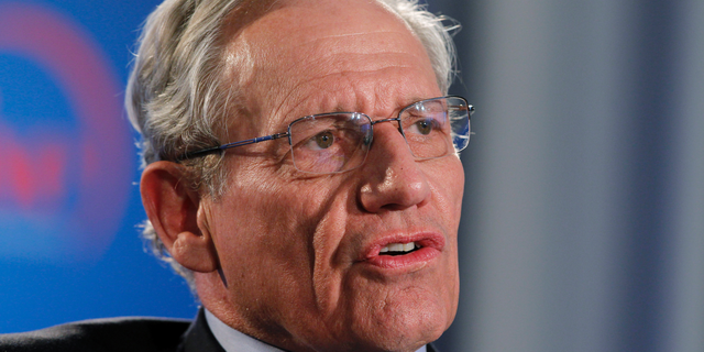 Journalist and author Bob Woodward speaks in Washington, June 11, 2012. (Associated Press)