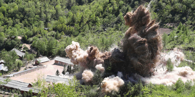 North Korea detonated the command post facilities of its nuclear test site in Punggye-ri, North Korea.