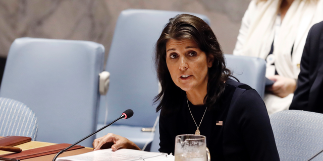 U.S. Ambassador Nikki Haley had called on the United Nations General Assembly to condemn Hamas.