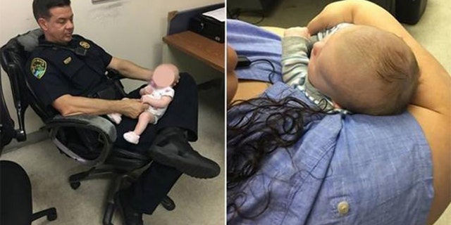 Officers brought these babies back to the police department after their mothers overdosed on heroin