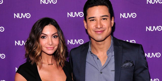 NEW YORK, NY - MAY 12: Courtney Lopez (L) and Mario Lopez attend NUVOtv's 2014-2015 upfront at The Edison Ballroom on May 12, 2014 in New York City. (Photo by Stephen Lovekin/Getty Images for NUVOtv)