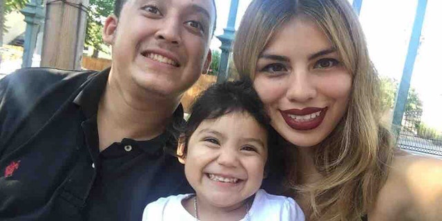 Christopher Lopez, left, and Guadalupe Gutierrez, right, found out two weeks ago they were expecting a second child. The couple had a 4-year-old daughter.