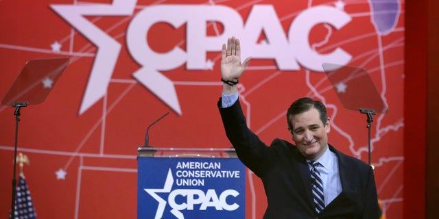 NATIONAL HARBOR, MD - FEBRUARY 26: U.S. Sen. Ted Cruz (R-TX) addresses the 42nd annual Conservative Political Action Conference (CPAC) February 26, 2015 in National Harbor, Maryland. Conservative activists attended the annual political conference to discuss their agenda. (Photo by Alex Wong/Getty Images)