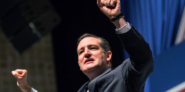 GREENVILLE, SC - MAY 09: Republican presidential candidate U.S. Sen. Ted Cruz (R-TX) speaks during the Freedom Summit on May 9, 2015 in Greenville, South Carolina. Cruz joined eleven other potential candidates in addressing the event hosted by conservative group Citizens United. (Photo by Richard Ellis/Getty Images)