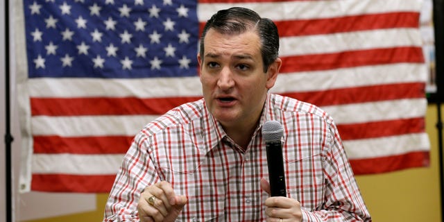 Republican presidential candidate, Sen. Ted Cruz, R-Texas, speaks during a "Celebrate the 2nd Amendment Event," Saturday, June 20, 2015, at the CrossRoads Shooting Sports in Johnston, Iowa. (AP Photo/Charlie Neibergall)