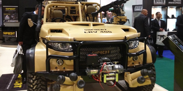 A partnership between race vehicle designers and military suppliers, the high performance , the Light Reconnaissance Vehicle 400 from Supacat can travel over 100 mph.