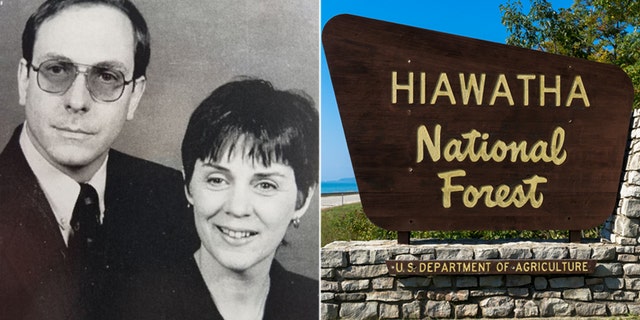 Mark and Janet Davies were in the small plane at the time of its disappearance in September 1997. Wreckage of a small plane with the same tail number as the aircraft the Davies owned was discovered Wednesday in the Hiawatha National Forest in St. Ignace, Mich.