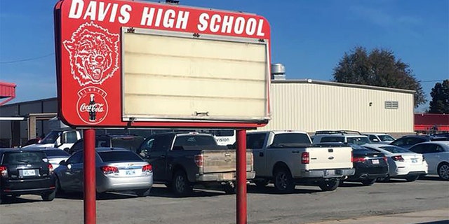 A teacher was fired from her position at Davis High School after she and a teen student reportedly filed for a marriage license.