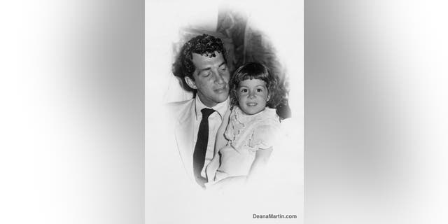 Dean Martin with daughter Deana as a toddler.